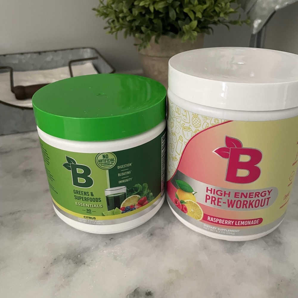 Bloom Pre workout and Super Greens